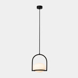 LedsC4 Coco Lámpara de techo colgante bola negro 1 luz E14 00-7984-05-M1