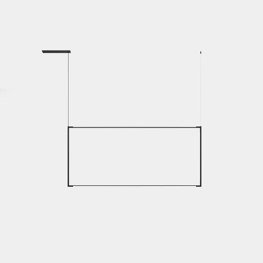 Lámpara de techo colgante LedsC4 Tubs Modular Vertical Rectangular 600x1500mm 00-8271-05-M1