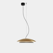Lámpara de techo colgante LedsC4 Noway Big LED oro mate CCT regulable 00-8395-DN-05