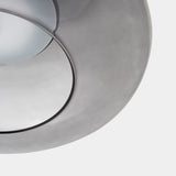 LedsC4 Lámpara de techo colgante Plat Surface LED Switch fumé Phase-Cut 00-8403-05-12