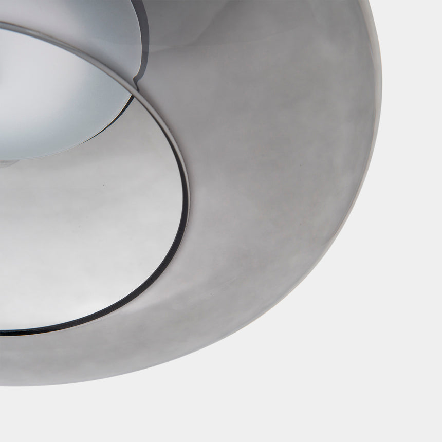LedsC4 Lámpara de techo colgante Plat Surface LED Switch fumé Phase-Cut 00-8403-05-12