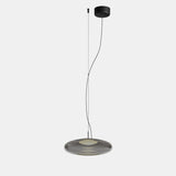 LedsC4 Lámpara de techo colgante Plat Surface LED Switch fumé f 00-8404-05-12
