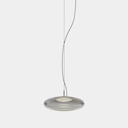 Lámpara de techo colgante LedsC4 Plat Recessed LED negro fumé CCT regulable 00-8405-05-12