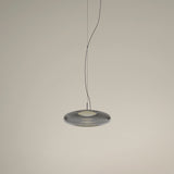 LedsC4 Lámpara de techo colgante Plat Recessed LED Switch fumé 00-8406-05-12