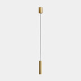 Lámpara de techo colgante LedsC4 Prolix LED oro mate 2700K regulable 00-8513-DN-DN