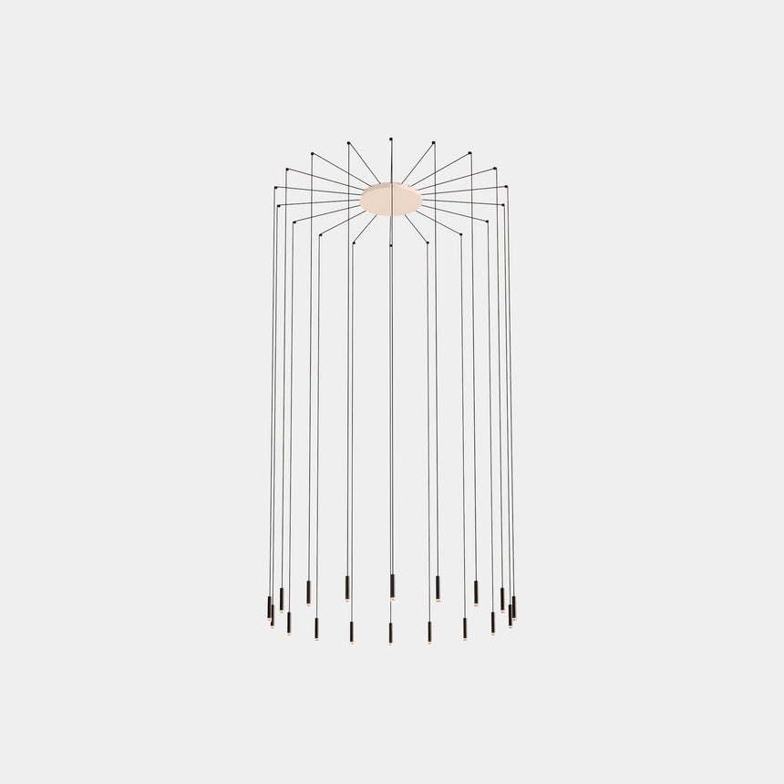Lámpara de techo colgante LedsC4 Candle XS LED 18 luces 00-8533-14-27
