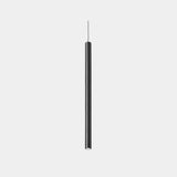 LedsC4 Lámpara de techo colgante Stylus Recessed 60cm LED blanco cálido negro 00-A018-05-05