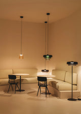 LedsC4 Lámpara de techo colgante Levels 2 luces Ø42cm + Ø32cm LED 19 Phase Cut N 00-A028-05-12