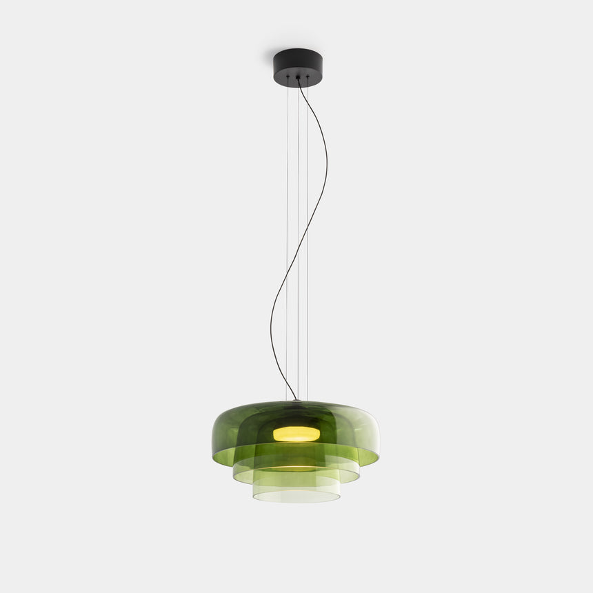 LedsC4 Levels 3-light pendant ceiling lamp Ø42cm + Ø32cm + Ø22cm LED 19 00-A041-05-08