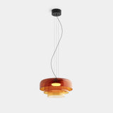 LedsC4 Lámpara de techo colgante Levels 3 luces Ø42cm + Ø32cm + Ø22cm LED 19 D 00-A047-05-15