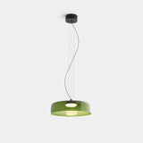 LedsC4 Lámpara de techo colgante Levels 1 luz Ø42cm LED 19 Casambi negro 00-A050-05-08