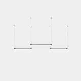 Lámpara de techo colgante LedsC4 Tubs Modular Zigzag Five Tubs of 90cm 00-8285-05-M1