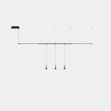 Lámpara de techo colgante LedsC4 Tubs Modular Pendant Lineal & Track with 3 00-A104-05-M1