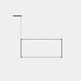 Lámpara de techo colgante LedsC4 Tubs Modular Vertical Rectangular 600x1500mm 00-8271-05-M1