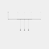Lámpara de techo colgante LedsC4 Tubs Modular Pendant Lineal & Track with 3 00-A104-05-M1