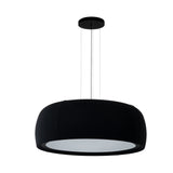 Lámpara de techo colgante LedsC4 Gong Opal grande LED acero metacrilato Ø100cm 00-A344-W1-L1