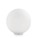 Lámpara de sobremesa Ideal Lux Mapa blanco cristal 42W Ø40cm 000206