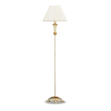 Lámpara de pie Ideal Lux Firenze blanco tela 60W 165cm 002880