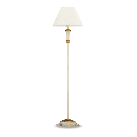Lámpara de pie Ideal Lux Firenze blanco tela 60W 165cm 002880