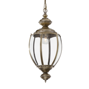 Lámpara colgante Ideal Lux Norma brunido cristal Ø25cm 005911