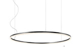 Lampara colgante Orbit 1 luz negro 80cm 3000K 55W | Redo