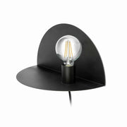 Faro NIT Lámpara aplique derecho negro 1006