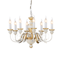Lámpara colgante Ideal Lux Firenze blanco 8 luces Ø64cm 012872