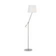 Lámpara de pie Ideal Lux Regol blanco tela 60W 163cm 014609