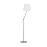 Lámpara de pie Ideal Lux Regol blanco tela 60W 163cm 014609