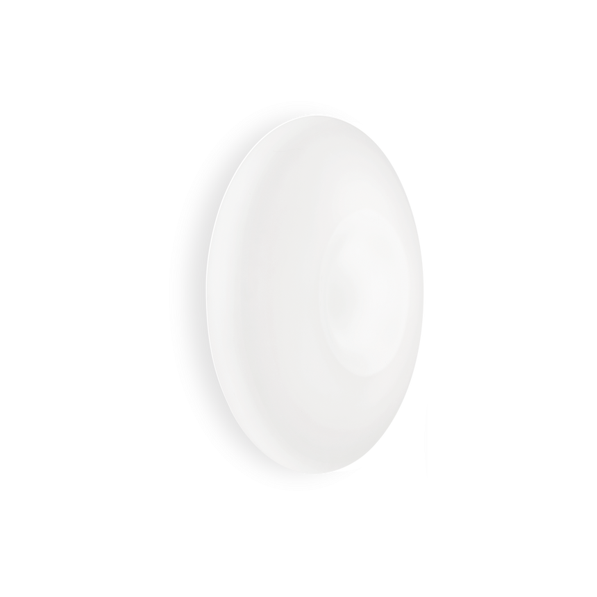 Plafón de techo Ideal Lux Glory blanco cristal 5 luces 300W Ø60cm 019765