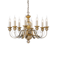 Lámpara colgante Ideal Lux Firenze dorado 8 luces 320W Ø64cm 020839