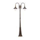 Lámpara de pie Ideal Lux Cima negro 2 luces 104W 216cm 024097