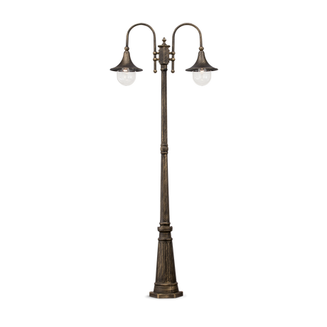 Lámpara de pie Ideal Lux Cima negro 2 luces 104W 216cm 024097