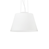 Lámpara colgante Ideal Lux Cylinder blanco cristal 60W Ø40,5cm 025438