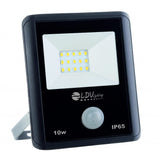 LDV Proyector LED SMD 10w 900lm 120º 3000K IP65 NEGRO C/SENSOR