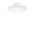 Plafón de techo Ideal Lux Smarties blanco cristal 3 luces 126W Ø60cm 032023