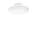 Plafón de techo Ideal Lux Smarties blanco cristal 3 luces 126W Ø60cm 032023