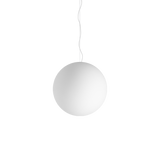Lámpara colgante Ideal Lux Mapa blanco cristal 42W Ø50cm 032122