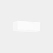 Aplique de pared LedsC4 Ges Deco Rectangular E14 blanco 22cm 05-1793-14-14