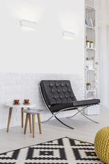 LedsC4 Duna LED wall light warm white Phase Cut white 05-5965-14-M1