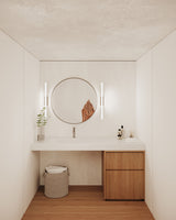 LedsC4 Baño Toilet Slim 63,2cm LED 25 blanco cálido cromo 05-6396-21-M1