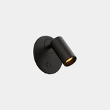 LedsC4 Aplique de pared luz de lectura Chic LED 2700K Touch Dimming Negro 05-8509-05-05