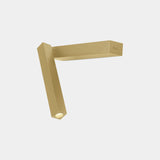 LedsC4 Aplique de pared luz de lectura Hall Slim Reader LED oro mate 05-8510-DN-DN
