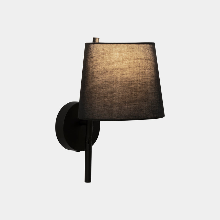 LedsC4 Aplique Clip LED E27 17.4 Blanco Cálido - 2700K Negro 53Lm 05-8540-05-82