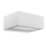 LedsC4 Aplique IP44 Nemesis Aluminium 70*170Mm R7S 100 Blanco 1498Lm 05-9177-14-B8