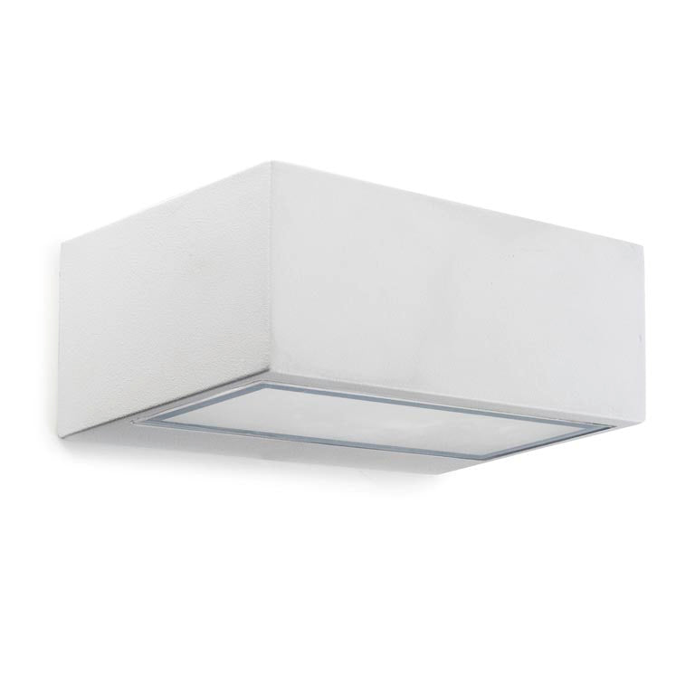 LedsC4 Aplique IP44 Nemesis Aluminium 70*170Mm R7S 100 Blanco 1498Lm 05-9177-14-B8