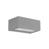 LedsC4 Aplique IP66 Nemesis Aluminium 90*220Mm E27 15 Gris 273Lm 05-9649-34-T2