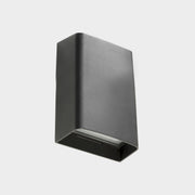 Aplique de exterior LedsC4 Clous Double Emission LED gris urbano mate 3000K IP66 05-9679-Z5-CL