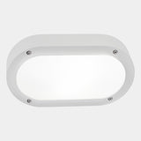 LedsC4 Aplique IP65 Basic Oval E27 15 Blanco 252Lm 05-9886-14-M1