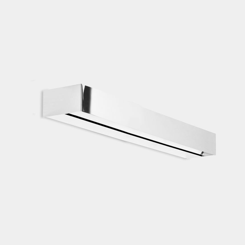 LedsC4 Aplique Lia LED 400Mm LED 16.7 Blanco Cálido - 3000K Níquel Satinado 10 05-A010-81-81